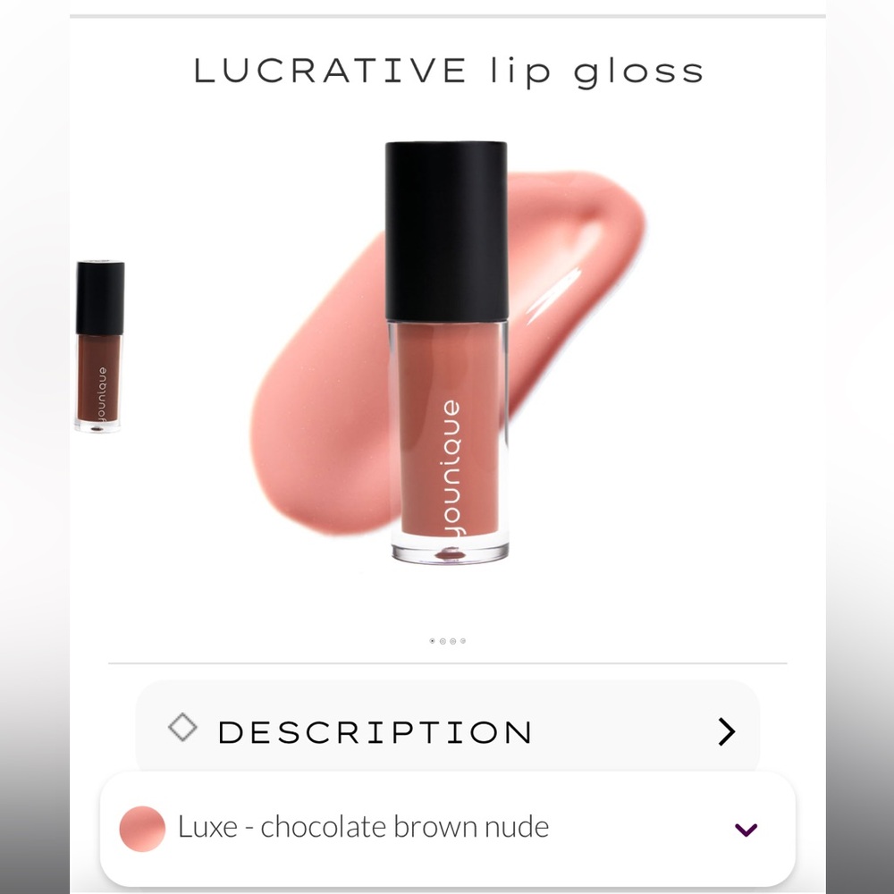 Younique Lucrative Lip Gloss -Luxe